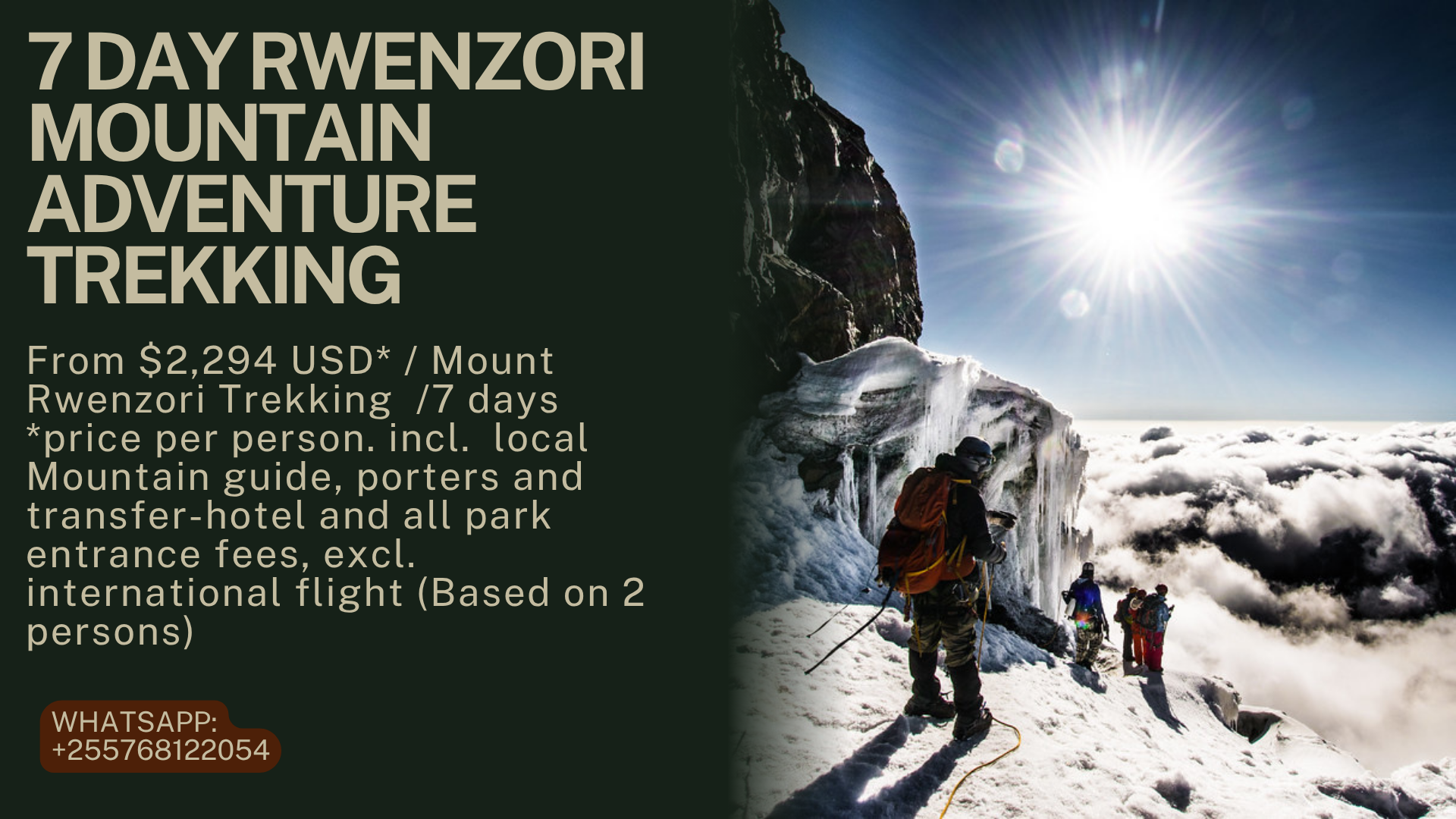 7 Day Rwenzori Mountain Adventure Trekking